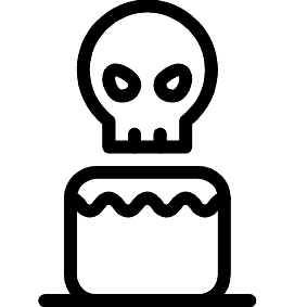 Schädel-Kuchen